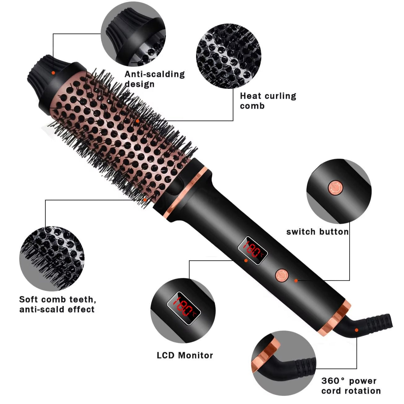 CurlEase Thermal Brush